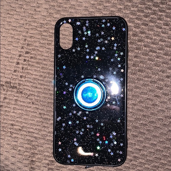 Black Star Print IPhone X Case - Picture 1 of 2
